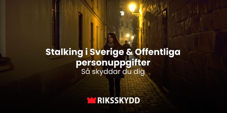 Stalking i Sverige och Offentliga personuppgifter